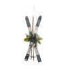 Crossed Ivory Ski Ornament 55Cm