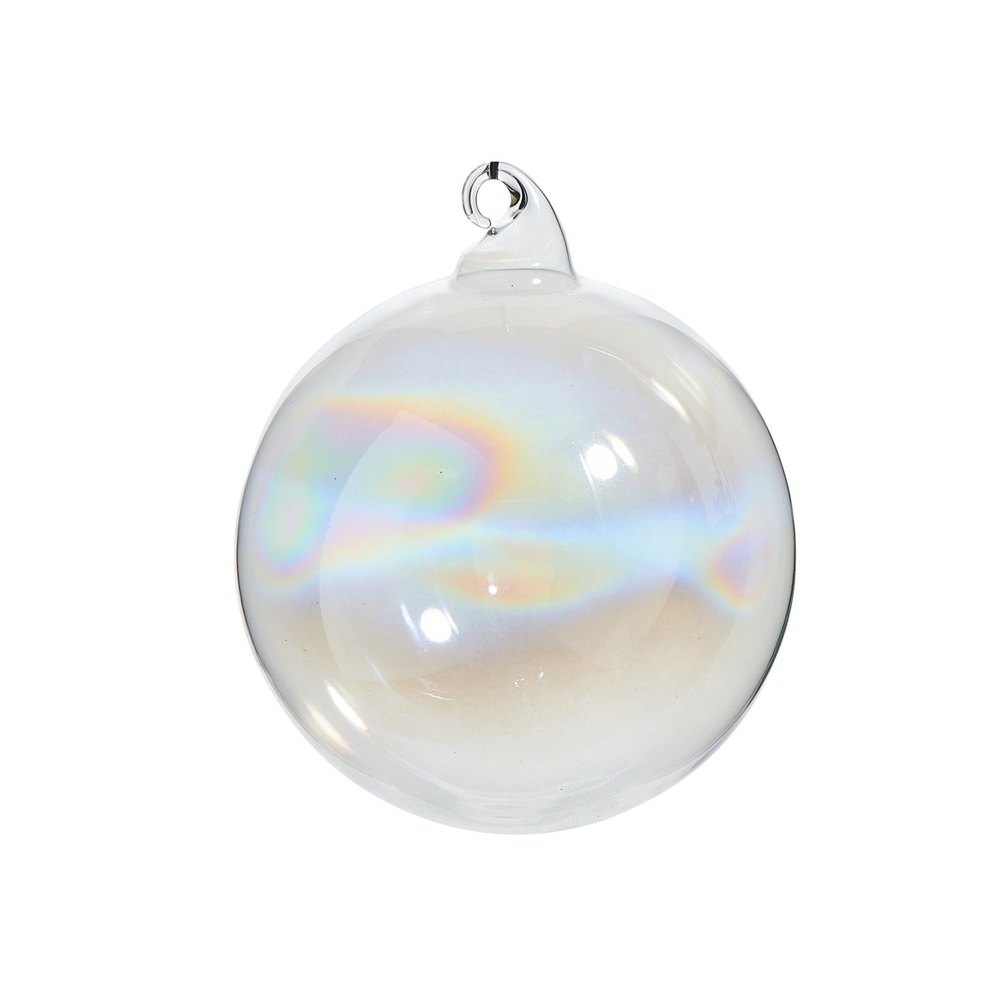 Iridescent Sheer Glass Ball Iridescent Sheer Glass Ball