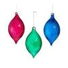 Multiclor Swrl Blown Glass Orn