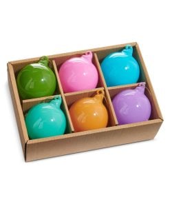 Opaque Blown Glas Ball Orn Box