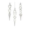 Clear Finial Ornament 19Cm Clear Finial Ornament 19Cm