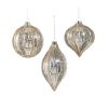 Mrcury Glas Glitter Stripe Orn