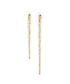 Gold Icicle Ornaments 30Cm