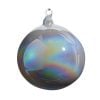 Iridescent Blown Glass Bal Orn
