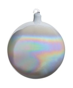 Iridescent Blown Glass Bal Orn