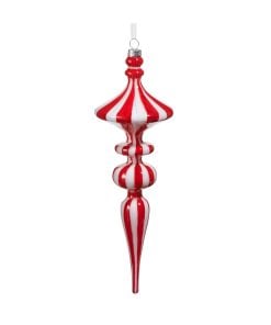 Striped Finial Ornament 30Cm