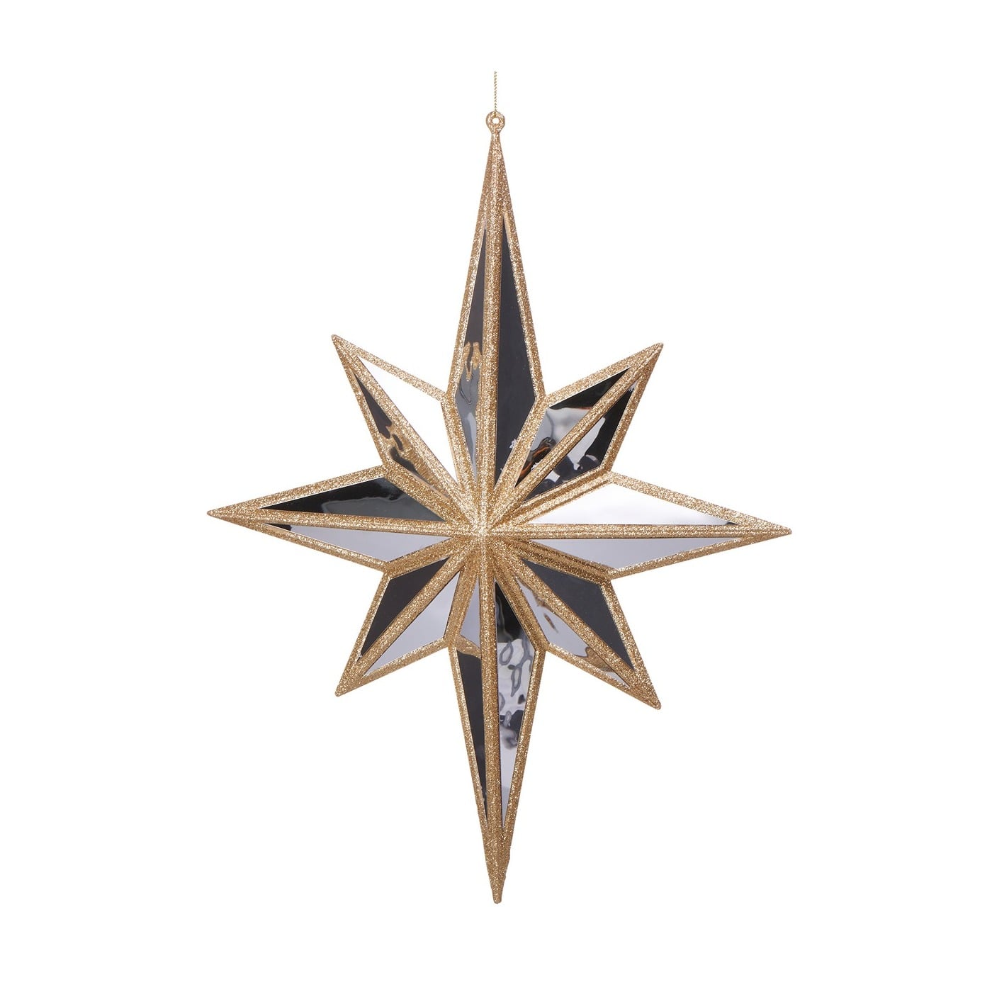 Mirrored North Star Ornament 45Cm Mirrored North Star Ornament 45Cm