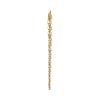 Gold Icicle Ornament 35Cm
