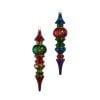 Red Blue Green Finial Orn 23Cm Red Blue Green Finial Orn 23Cm