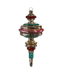 Multicolor Vintage Finial Orn 18Cm