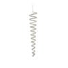 Silver Glitter Swirl Icicles 20Cm