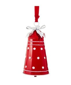 Red With White Polka Dot Bell