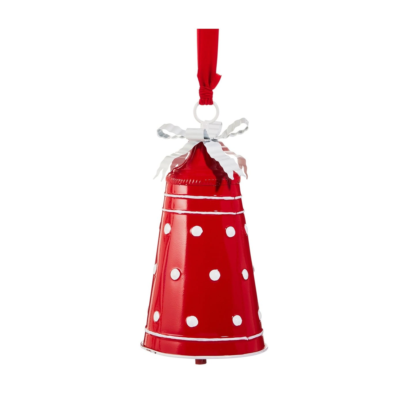 Red With White Polka Dot Bell Red With White Polka Dot Bell
