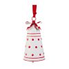 White With Red Polka Dot Bell