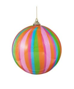 Stripe Ball Ornament 10M
