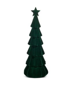 Green Flocked Tree 75Cm