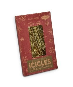 Boxed Gold Tinsel Strands 45Cm
