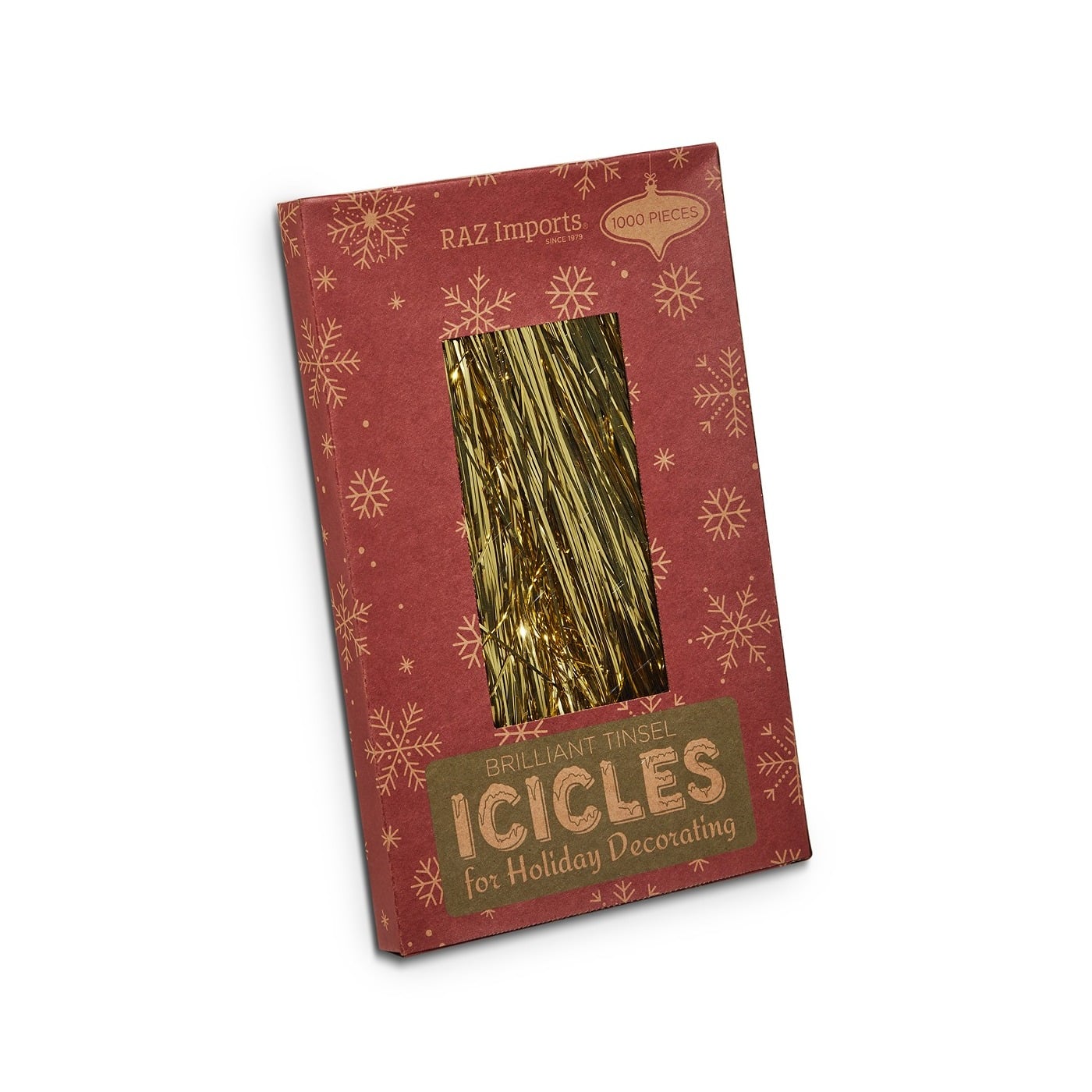 Boxed Gold Tinsel Strands 45Cm Boxed Gold Tinsel Strands 45Cm