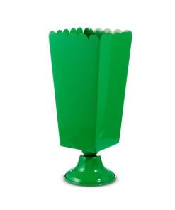 Scalloped Green Urn 40Cm