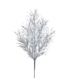 Silver Tinsel Spray 70Cm