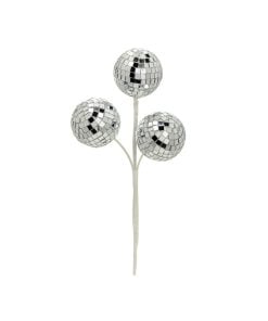 Silver Disco Ball Spray 25Cm