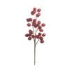 Matte Red Berry Pod Spray 55Cm