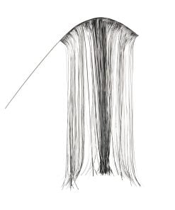Silver Tinsel Branch 58Cm