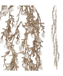 Glittered Ice Garland 15Cm