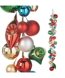 Vintage Orn Ball Garland 10Cm