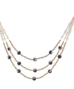 Pearl Crystal Swag Garland 75Cm
