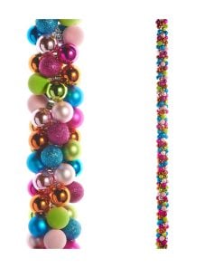 Multicolor Ball Garland 10Cm