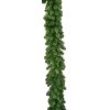 Dlx Oregon Fir Garland 9X12Inch 210 Lv