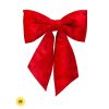 36Inch Wired Outdoor Padded Velvet Bow Uv-Resist