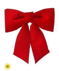 48Inch Wired Outdoor Padded Velvet Bow Uv-Resist