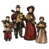 26-35Inch Fabric Caroller Family Set Of 4 26-35Inch Fabric Caroller Family Set Of 4