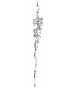 19" Glitter Acrylic Dripping Icicle Ornament