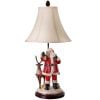 29" Rsn Santa W/Forest Friends Lamp Ul