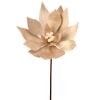 20" Velvet Pearl Center Poinsettia Stem