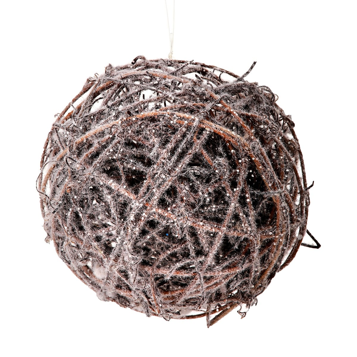 5Inch Frosted Vine Ball Ornament 5Inch Frosted Vine Ball Ornament