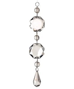 9" Acrylic Crystal Jewel Drop Ornament