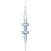 9.5" Glass Opaque Finial Ornament