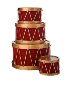 4.5"-11 Vp Flocked Drum W/Rope Container St4 Rdgo