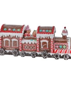 36" Outdoor Candy Gingerbread Train