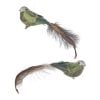 14" Deer Valley Feather Bird Clip Ornament 2As