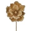 24" Micro Beaded/Sequins Magnolia Stem