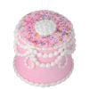 5" Pastel Candy Decorated Cake Ornament Pkm