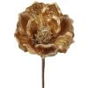 18Hx8D Heavy Jeweled Magnolia Stem Gld