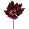 18Hx10D Heavy Jeweled Poinsettia Stem