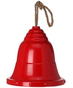 13Inch Metal Hanging Bell W/Rope
