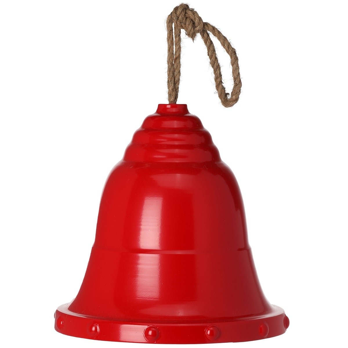 13Inch Metal Hanging Bell W/Rope 13Inch Metal Hanging Bell W/Rope